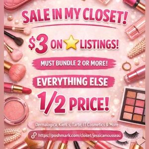 Makeup Sale Graphic - Pink Promotional Poster